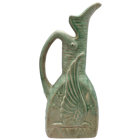 Vintage Niloak Pottery Flying Eagle Pitcher - Picture 1 of 8